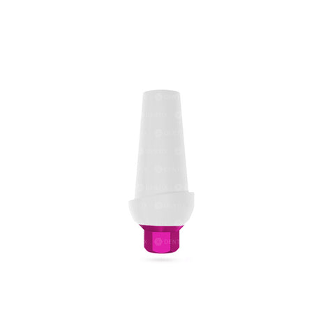 Abutment Recto Anatómico Estético de Zirconia con Base de Titanio - Hex Interno (NP)