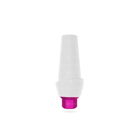 Abutment Recto Anatómico Estético de Zirconia con Base de Titanio - Hex Interno (NP)