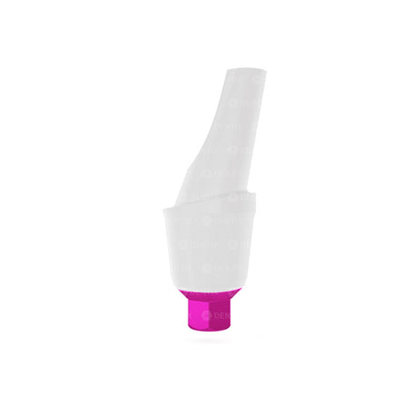 25° Abutment Angulado Anatómico Estético de Zirconia con Base de Titanio - Hex Interno (NP)