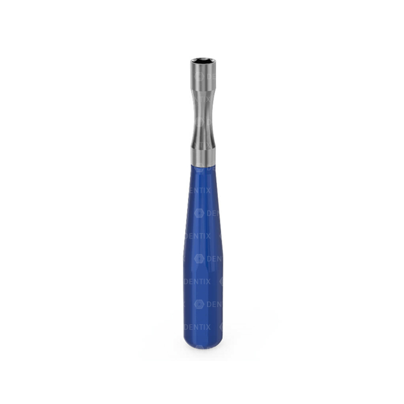 Llave de mano larga para Implante Dental de 6.35mm - Hex Interno