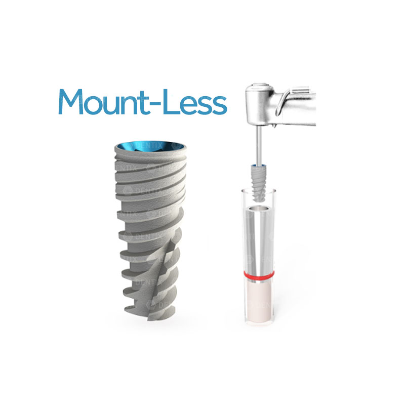 MOUNTLESS SPIRAL® Implante Dental de Auto-Perforación - Hex Interno (SP)