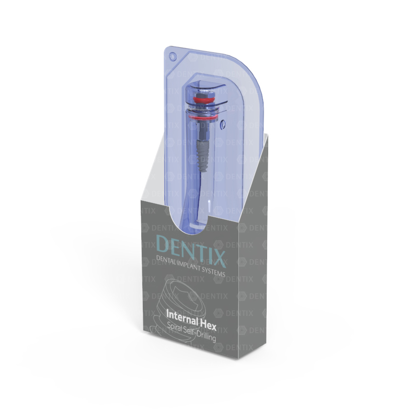 dentix implante dental auto perforacion spiral np hex interno 7